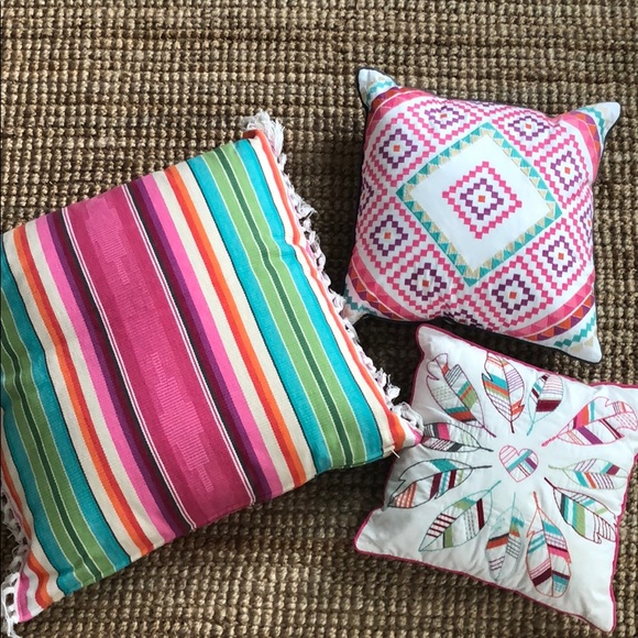 Pottery Barn Teen Other - Set of 3- Pottery Barn Teen Boho Pillow Covers